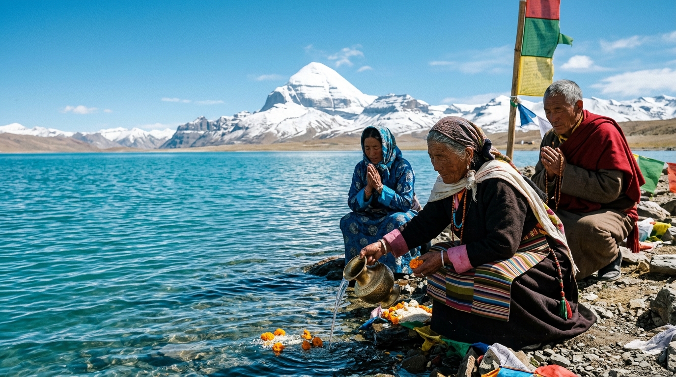 Spiritual Significance of Manasarovar Lake and Ritual Practices