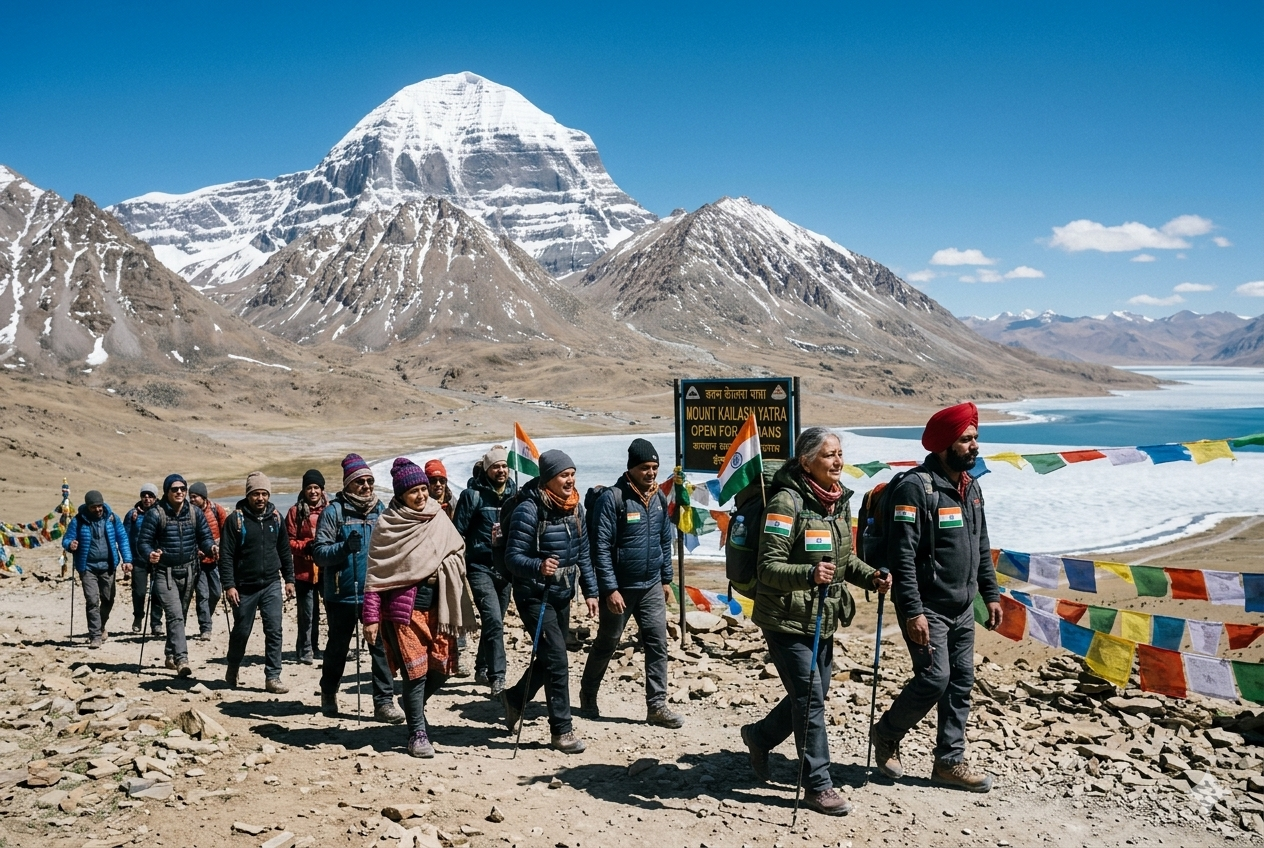 Mount Kailash Yatra Open for Indians